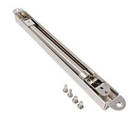 ZEROplus Heavy Duty Concealed Armoured Door Loop Steel or Timber Doors, Chrome Plated (Radius Ends)