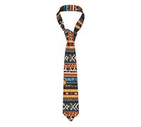 zerosevenee African National Patterns African Weaving Print Men'S Necktie Printed Skinny Tie Neck Tie Business Wedding Formal Fashion Causal Necktie
