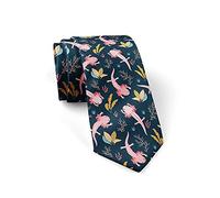 zerosevenee Axolotl Men's Skinny Tie Fashion Necktie, Great for Weddings, Groom, Groomsmen, Missions, Dances, Gifts.