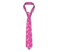 zerosevenee Breast Cancer Ribbons Breast Cancer Ribbons Men'S Tie Classic Formal Tuxedo Tie Formal Necktie For Wedding & Party