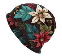 zerosevenee Christmas Gingerbreads Candy Slouchy Beanie Hats Sleep Cap Nightcap Turban Chemo Cap Men Women Headwear