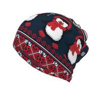 zerosevenee Cute Penguin Hat Christmas Penguins Beanie Hat Slouchy Skull Cap Scarf Cartoon Xmas Knit Beanie Hats for Men Women