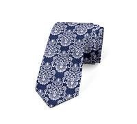 zerosevenee Dark Blue White Multicolor Modern Men's Tie