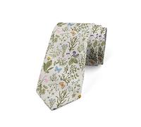 zerosevenee Reseda Green Beige Multicolor Modern Men's Tie