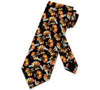 zerosevenee Thanksgiving Ties Turkey Necktie Mens Tie Holiday Neckties