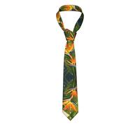 zerosevenee Yellow Sunflowers And Butterfly Neck Ties Men'S Necktie Funny Novelty Neckties,Recreation Tie Fit For Party Banquet