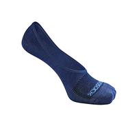 ZeroSock Men's Bamboo Super Low Invisible Socks with Mesh Ventilation with Anti-Slip Gel Heel Grip (4 Pairs Per Box), navy blue, Shoe Size: 10-12