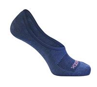 ZeroSock Womens Bamboo Super Low Invisible Socks With Mesh Ventilation with Anti-Slip Gel Heel Grip (4 Pairs Per Box) (Women's Size 5-7.5, Navy Blue)