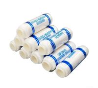 Zeroupshop 10 Pack Strong Elastic Nylon Fishing Bait Thread 100m Spool, 0.25 mm and 0.3 mm Clear Line for Sea Fishing, Wrap and Secure Bait High Stretch(B)