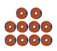 Zeroupshop 10 PCS String Trimmer Replacement Spool Line For MacAllister MGT35025, MGT45028, MGT60030 String Trimmer Refill, Auto-Feed System Tool-Free Change(10 PCS)