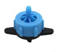Zeroupshop 100 Pack Adjustable Pressure Compensating Drip Emitters, 2-16L/H Flow Irrigation Spot Drippers for Garden Plants, Fruit Trees, Greenhouses, Vegetable Beds(8L)