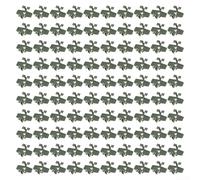 Zeroupshop 100 pcs Stainless Steel WPC Decking Clip Invisible Fasteners for Wood Plastic Composite Flooring 3 mm 5 mm Gap 7-9 mm Height Weather Resistant Terrace Buckles(B7MM)