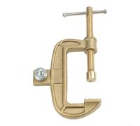 Zeroupshop 1000A Brass Welding Earth Clamp, G-Shape Ground C-Clamp, for Welding Machine, High Conductivity Screw Clip, for Shipyard Steel Structure Automotive Manufacturing