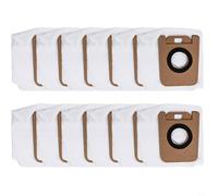 Zeroupshop 12 Pack Large Capacity Dust Bags For D10 Plus Gen 2, for L10s Plus D10 Plus for D10s Plus for L10 PlusRobot Vacuum Cleaner Efficient Filtration