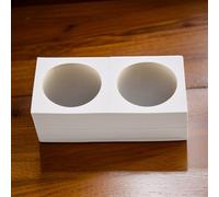 Zeroupshop 12 Sizes Coin Holders Cardboard Storage Boxes for Collection, Square Paper Protectors with Inner Diameters 17.5-40mm, Safe Album Supplies for Stamp and Currency Organizing(40mm)