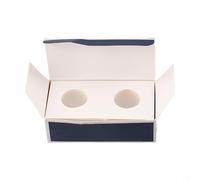 Zeroupshop 12 Sizes Coin Holders Cardboard Storage Boxes for Collection, Square Paper Protectors with Inner Diameters 17.5-40mm, Safe Album Supplies for Stamp and Currency Organizing(25mm)