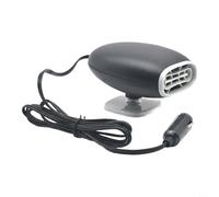 Zeroupshop 12V Portable Car Heater and Fan with 2 in 1 Heating and Cooling Modes, Alloy Heating Wire for Fast Defrosting and Defogging,180° Vertical and 360° Rotatable Base for Adjustable Airflow