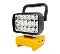 Zeroupshop 18 LED Portable Work Lamp With 1500 Lumens Intense Lighting, Type-C Fast Charging Capability, Low Voltage Protection, Compatible With Large Batteries(C)