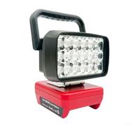 Zeroupshop 18 LED Portable Work Lamp With 1500 Lumens Intense Lighting, Type-C Fast Charging Capability, Low Voltage Protection, Compatible With Large Batteries(B)