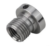 Zeroupshop 1Pc Wood Lathe Chuck Adapter, for Turning Tools Woodworking, Thread Chuck Insert Adapter, Screw Thread Spindle Adapter(33mm to 25mm)