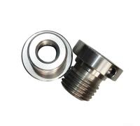 Zeroupshop 1Pc Wood Lathe Chuck Adapter, for Turning Tools Woodworking, Thread Chuck Insert Adapter, Screw Thread Spindle Adapter(25mm to 18mm)