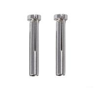 Zeroupshop 2 Pack Drill Chuck Reducer Collet Adapter Stainless Steel Engraving Machine Conversion Head 3mm to 2.35mm Shank for Power Tools Workshop