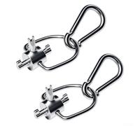 Zeroupshop 2 Pack HVAC Locking Cap Installation Removal Key Set for R410A R22 Systems Professional Refrigeration Service Tool