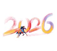 Zeroupshop 2026 Happy New Year Electrostatic Decal Nordic Style PVC Wall Sticker Red Festive Glass Decoration for Party 60x45cm(A)