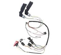 Zeroupshop 24V Electric Toy Car Wiring Harness Kit with RS550 Motor Gearbox, Foot Switch, Key Start, For Kids Ride On SUV For ATV UTV Modification, 125cm Cable