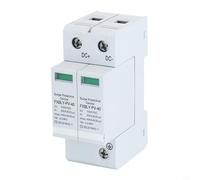 Zeroupshop 2P DC 1000V Photovoltaic for SURGE Protector, 40kA DIN Rail Solar PV Switch, Flame-Retardant PC Housing, Plug-in Modular FOR DESIGN,for Solar For Power for system