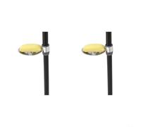Zeroupshop 2pcs Shower Rail Soap Dish Holder For 25mm Riser Bar | Adjustable Height Chrome Finish ABS Plastic Bathroom So, Easy Install On Hose For Bath And Kitchen