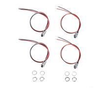 Zeroupshop 2PCS Through-Beam Photoelectric Switch Sensor, IP66 Waterproof Counting Module with 1-100cm Detection Range, DC 2.5-5V for Industrial Automation and Garage Doors(0-30CM)
