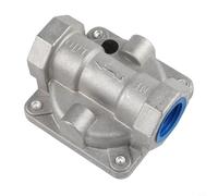 Zeroupshop 3/4" NPT Natural Gas Pressure Regulator, Adjustable 4"-10" WC Outlet, 1/2PSI for NAT/LPG Stoves, Metal, Silver