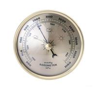 Zeroupshop 3-in-1 Dial Type Barometer Thermometer Hygrometer Weather Station Wall Mount Home Monitoring System With Metal Case 90 mm Diameter