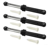 Zeroupshop 3-Pack Shock Absorber Rods for For LG Front Load Washer, Compatible with ACV72909503 ACV72909501 AKS, 11.4 Inch Plastic Replacement Parts Kit