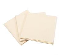 Zeroupshop 3 Pcs Bread Baking Towels, 28x28in Natural Linen Cloth, for Dough Fermentation and Raising, Breathable Cover, for Sourdough and Artisan Loaves, Yellow