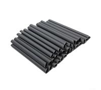 Zeroupshop 30pcs PVC Fence Privacy Screen Strips Mounting Clips, 19cm Anthracite Fixing For Bars for Double Pole Single Pole Grid Fences with 20cm Spacing, Tool-Free Installation