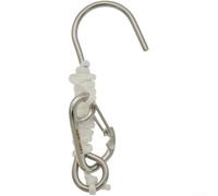 Zeroupshop 316 Stainless Steel Scuba Diving Reef Hook with Safety Rope, Quick Release Buckle, Glow-in-the-Dark Line for For BCD Gear, Royal Blue(F)