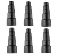 Zeroupshop 32-38mm Vacuum Cleaner Hose Adapter Wet & Dry Power Tool Dust Extractor Converter 5 Diameter Sizes PVC Rubber For-Guild For-Vacmaster(6PCS)