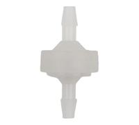 Zeroupshop 3Mm To 12Mm Plastic White Non Return Valve, Grade Non Return Valve Transparent, For Water Petrol Diesel Oils And Other Fluids(3mm)