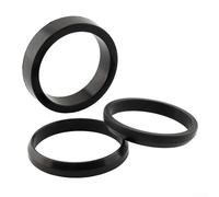 Zeroupshop 3PCS Motorcycle Carburetor Manifold Gasket Kit, for Big Twin 1990-2006, Rubber Seals Replace 27002-89/26995-86B Engine Carburetor Mounting Gasket