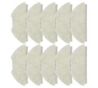 Zeroupshop 4 or 10 Pack Microfiber Mop Cloth Replacement Kit, for AIRROBO for T20+ and FIXR for T20 Robot Vacuum Cleaner, Large Capacity, Easy Installation(10 Pack)