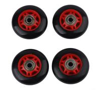 Zeroupshop 4-Pack Pulley Wheel Rollers, for Treadmill Exercise For Bike Rowing Machine, 70mm OD 8mm ID Plastic Caster Wheels, with Low Noise Design, for Fitness Equipment Repair