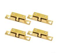 Zeroupshop 4 Pcs Copper Cabinet Door Collision Bead Buckle Set, Solid Copper Construction with Polished Surfaced, Adjustable Tension Spring Design Steel Ball Mechanism(XJL-50)