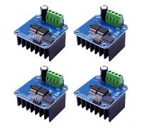 Zeroupshop 4-Piece Blue BTS7960 43A Motor Driver Module Set with Current Limiting and 5V Isolation for Arduino Robotics Projects Smart Car