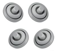 Zeroupshop 4-Piece Silicone Pressure Indicator Gasket Pad Washer Replacement Set W6093109502 for For WMF Perfect and Perfect Plus Pressure Cookers, Grey Safe Material For Easy to Clean