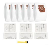 Zeroupshop 5 Layer Microfiber Vacuum Cleaner Dust Bags, With Sanitary Seal Design To Keep Your Home-Air-Clean, For Miele T/U Type Guard S1 L1 Comfort Series(A)