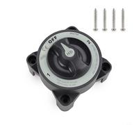 Zeroupshop 500A HD-Series Battery Switch 3 Position OFF-1-2 w/Alternator Field Disconnect, Ignition Protected Master Isolator for Marine Boat RV Truck Yacht 12-36V DC