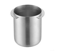 Zeroupshop 58mm Espresso Dosing Cup, 304 Stainless Steel Coffee Ground Distributor, with Wide Mouth, for Portafilter and Grinder, For Easy Clean Dishwasher Safe For Barista Tool(Natural color)