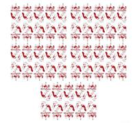 Zeroupshop 5Pcs Bloody Handprints Footprints, Halloween Tablecloth Horror Desktop Decoration, Party Supplies Disposable Table Cover, 137 x 183 cm(85 * 274cm)